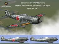 Asisbiz IL2 HM Ki 84 58 Shimbu tai W7 Toku Ueda Miyakonojo AF Kyushu Japan May 1945 V0A