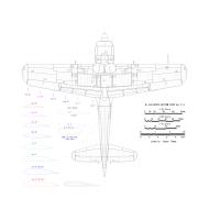 Asisbiz Artwork Nakajima Ki 84 Hayate technical drawing 1.32 scale drawn by J Temma 0C
