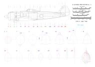 Asisbiz Artwork Nakajima Ki 84 Hayate technical drawing 1.32 scale drawn by J Temma 0D