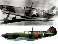 Asisbiz Lavochkin LaGG 3 564IAP unit no 1 flown by Captain AS Groshev at Fili Moscow 1942 01