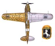 Asisbiz RA Macchi MC202 Folgore 51 Stormo 20 Gruppo CT 151Sqa 151 2 Mareciallo Ennio Tarantola MM9066 Italy 1942 0F