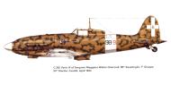 Asisbiz RA Regia Aeronautica Macchi MC202 Folgore 54 Stormo 7 Gruppo 98Sqa 98 9 Walter Omiccioli Caselle 1943 0A