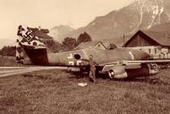 Asisbiz Messerschmitt Me 262A1a 7.EJG2 White 1 later JV44 Innsbruck 2nd May 1945 01