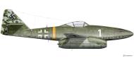 Asisbiz Messerschmitt Me 262A1a 7.EJG2 White 1 later JV44 Innsbruck 2nd May 1945 0A
