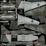Asisbiz IL2 AA Me 262A1a Stab III.JG7 ((+I Blue 1 Rudolf Sinner Parchim Mar 1945