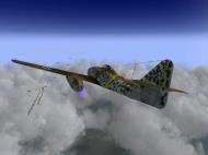 Asisbiz IL2 HS Me 262A 1.JG7 White 2 Erich Hohagen intercepting B 17s bandits over the Reich V04