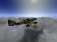 Asisbiz IL2 HS Me 262A 1.JG7 White 2 Erich Hohagen real danger was landing V01