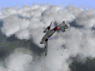Asisbiz IL2 JA Me 262A1a 9.JG7 Hermann Buchner diving in on enemy formations V01
