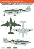 Asisbiz Messerschmitt Me 262B1a JV44 White S WNr 110556 Lechfeld May 1945