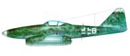 Asisbiz Messerschmitt Me 262A1a Schwalbe 1.KG51 9K+BH WNr 170096 Germany Sep 1944 0A