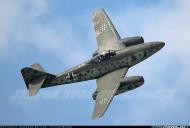 Asisbiz Airworthy Messerschmitt Me 262A 1c Schwalbe Replica flight show 06