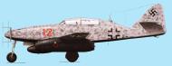 Asisbiz Messerschmitt Me 262B1aU1 Swallow 10.NJG10 Red 12 WNr 111980 Schleswig Jagel 1945 0A