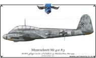 Asisbiz Me 410A3 1(F).AG33 8H+WH Munchen Riem May 1945 0A
