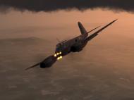 Asisbiz IL2 AS Me 410F 6.KG51 (9K+ZP) ambushing a Halifax formation over England V01