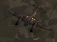 Asisbiz IL2 AS Me 410F 6.KG51 (9K+ZP) ambushing a Halifax formation over England V10