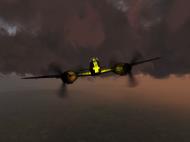 Asisbiz IL2 AS Me 410F 6.KG51 (9K+ZP) downs Halifax LK789 of RAF 76 Sqn Dibbins over England V14