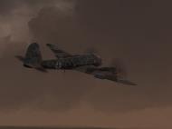 Asisbiz IL2 AS Me 410F 6.KG51 9K+ZP pushing the stall limits over England 1944 19