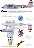 Asisbiz Messerschmitt Me 210C1 Hornisse RHAF 1.102 Z0+65 Hungary 1944 0B