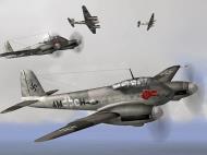 Asisbiz IL2 IM Me 410A Hornet 1.SG152 (4M+CH) Russia 1943 V0A