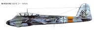 Asisbiz Messerschmitt Me 410B1 Hornisse 5.ZG76 Black 2+ Brno AF Czechoslovakia 1944 0C
