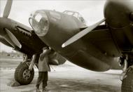 Asisbiz RAF De Havilland Mosquito BIV 692Sqn showing bulged bomb bay doors to accommodate the 4,000lb Cookie W01