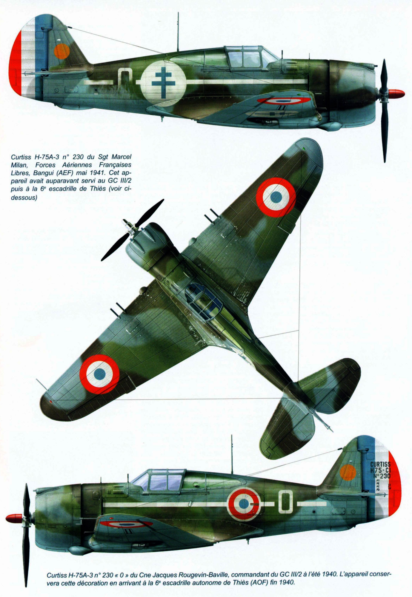 curtiss - AZ 1/72 ... H-75c1 de chez CURTISS - avion FAFL de MILAN... Curtiss-Hawk-H-75A3-French-Airforce-GCIII.2-No230-Jacques-Rougevin-Baville-France-1940-0A