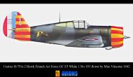 Asisbiz Curtiss Hawk 75A2 Vichy French GCI.5 White 1 No193 flown by Max Vincotte 1942 0A