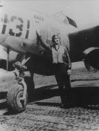 Asisbiz Lockheed P-38 Lightning 12AF 14FG49FS 131 named Buzz with Captain Norman W Jackson with 2 kills IWM FRE10063