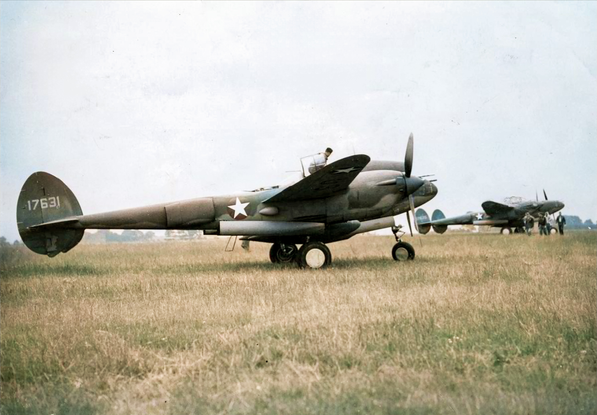 41-7631 P-38F Lightning 8AF 1FG71FS LM Col Ben Kelsey personal mount Nov 1942 FRE10029