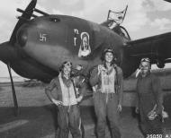 Asisbiz 42 13010 P-38G Lightning 12AF 1FG94FS 2Lt Howard A Gilliam credited with one confirmed aerial victory 9th Apr 1943 NA543