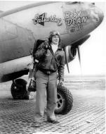 Asisbiz Lockheed P-38 Lightning 12AF 1FG27FS Col Klunk Baby Dean Catherine nose art right side North Africa 01