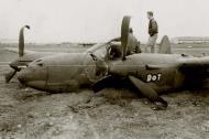 Asisbiz Lockheed P-38 Lightning 12AF 1FG71FS Dot belly landed North Africa 01