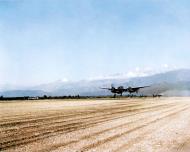 Asisbiz Lockheed P-38 Lightning 1FG94FS takes off from an airfield in Corsica 1943 01