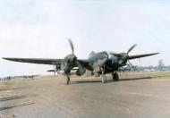 Asisbiz Lockheed P-38H Lightning 8AF 20FG55FS KIB lining up for take off with KIZ foreground FRE2407