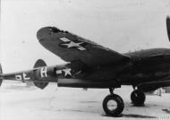 Asisbiz Lockheed P-38H Lightning 8AF 364FG385FS 5EH showing wing damage FRE3210