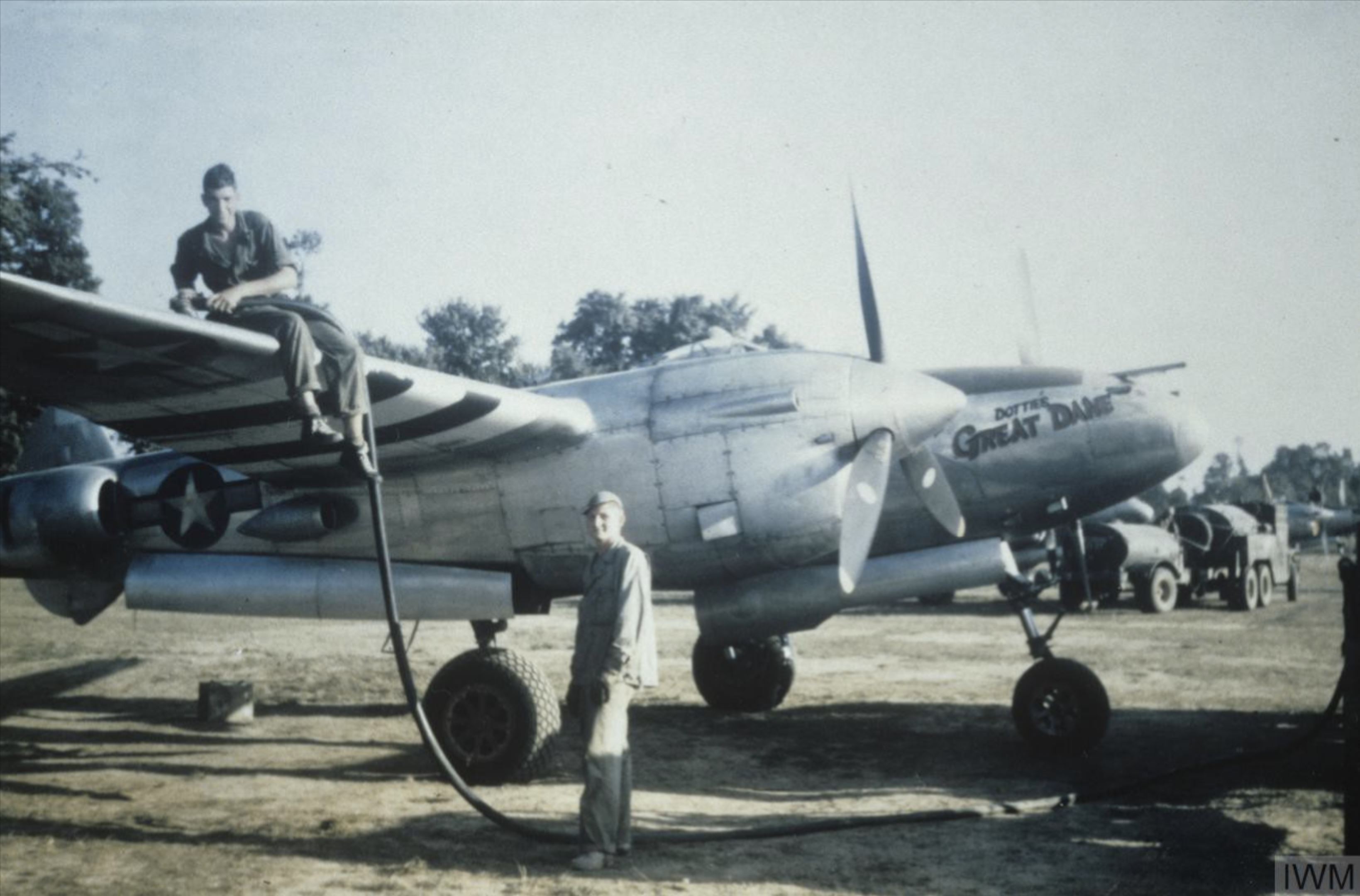 Lockheed P-38J Ligthning 9AF 367FG394FS Dotte's Great Dame flown by Lt Ken B Jorgensen 1944 FRE7242