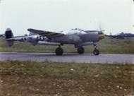 Asisbiz Lockheed P-38H Lightning 9AF 367FG394FS Freda 4N M taxiing along the runway at Podington 1944 IWM FRE7232