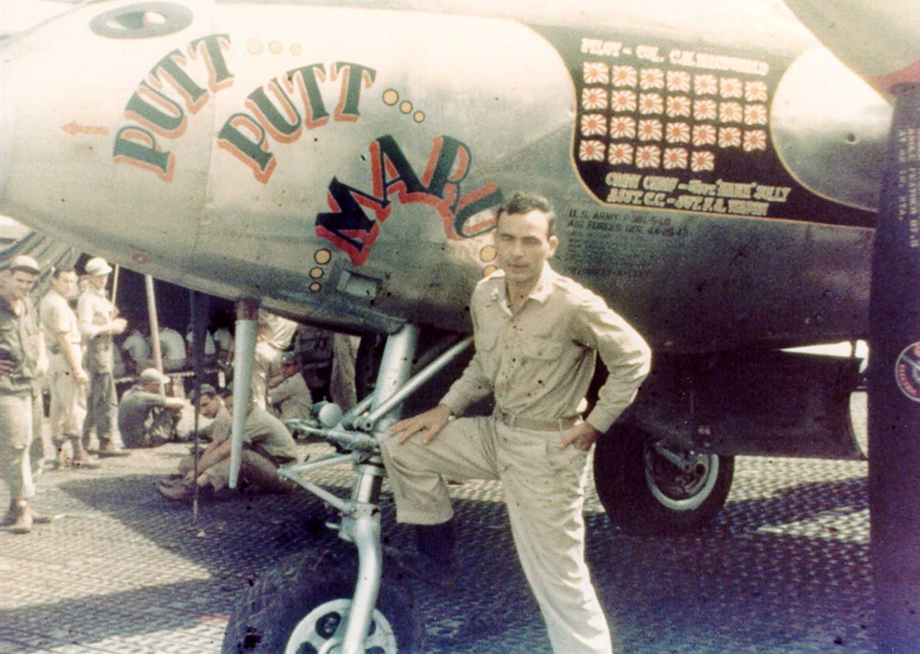 44-25471 P-38L Lightning 5AF 475FG432FS 100 Putt Putt Maru flown by Charles MacDonald Philippines 1944 02