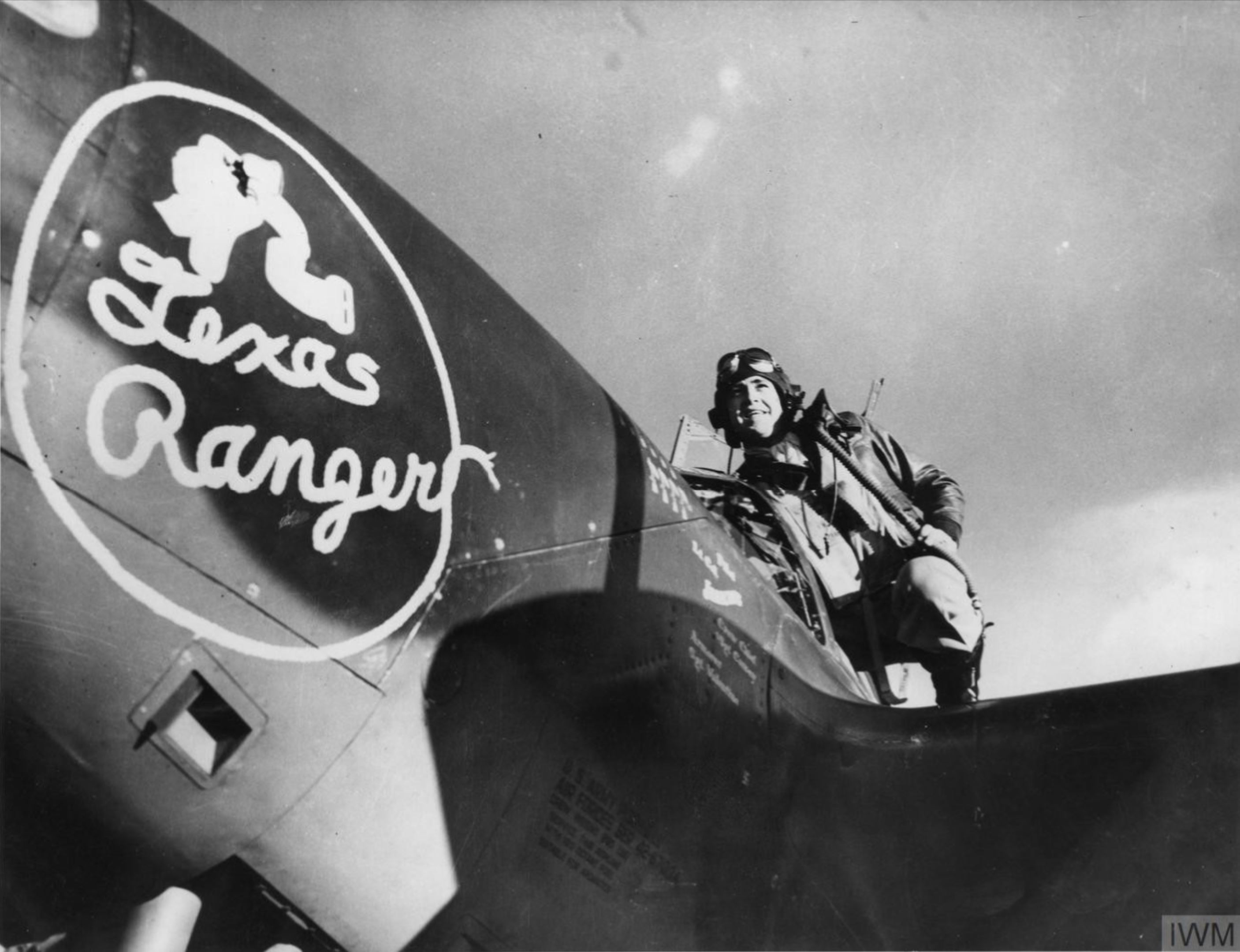 42-67064 P-38H Lightning 8AF 55FG38FS CGC Texas Ranger Col Jack Jenkins at Nuthamstead FRE2425