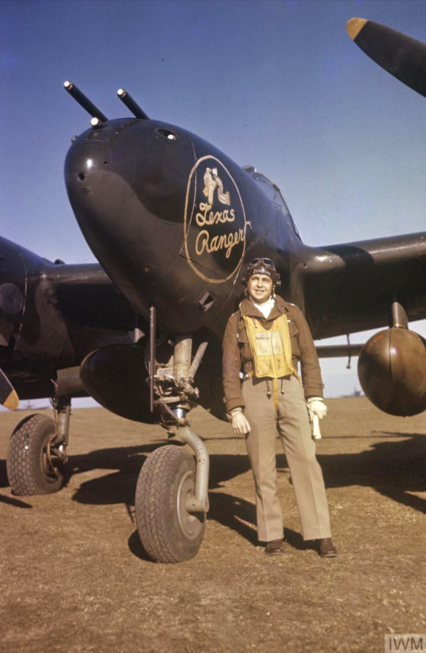 42-67064 P-38H Lightning 8AF 55FG38FS CGC Texas Ranger Col Jack Jenkins at Nuthamstead FRE5506