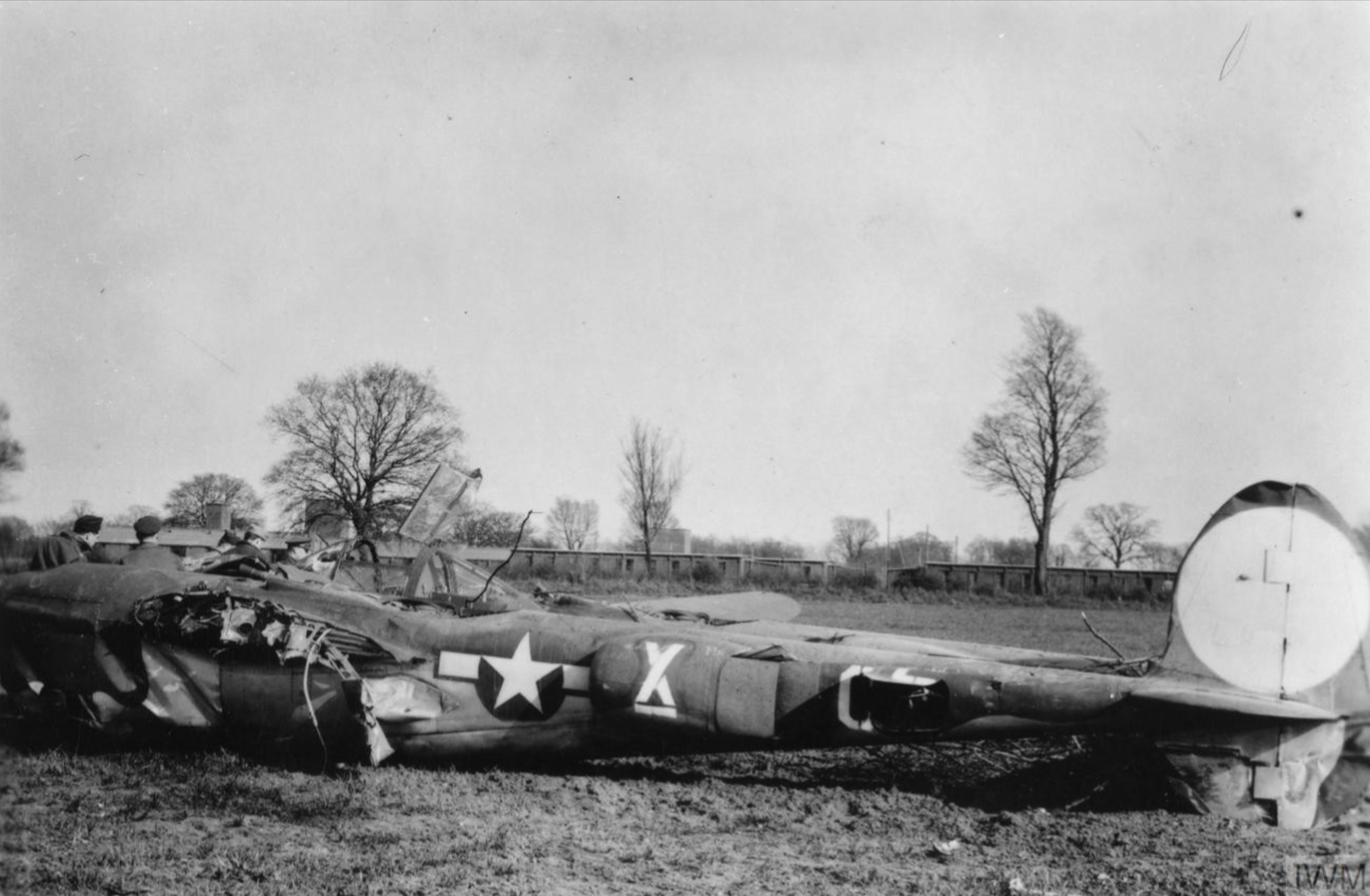 Lockheed P-38 Lightning 8AF 55FG338FS CLX bar belly landed FRE2451