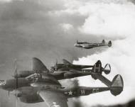 Asisbiz Lockheed P-38 Lightning 8AF 55FG38FS CGH with another coded CGH and CGI flying information 01