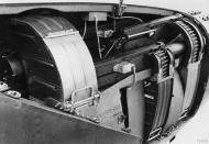 Asisbiz Lockheed P-38H Lightning 8AF 55FG showing the gun compartment fixtures 1943 FRE10124