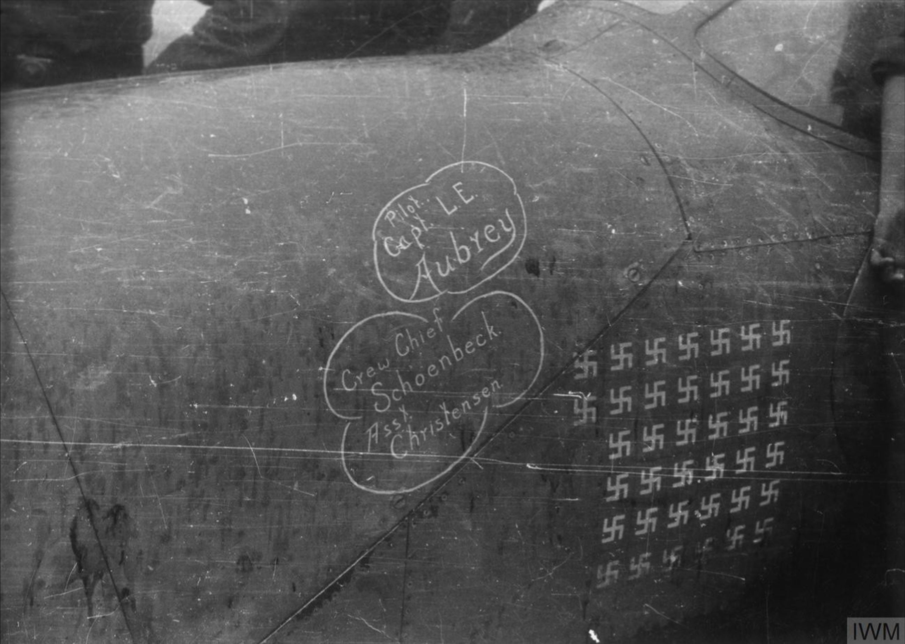 USAAF Lockheed F-5 Lightning 8AF 7PG22PS flown by Captain LE Aubrey FRE3285
