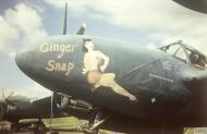 Asisbiz USAAF F 5 Lightning 8AF 7PG Ginger Snap at Mount Farm England FRE5395