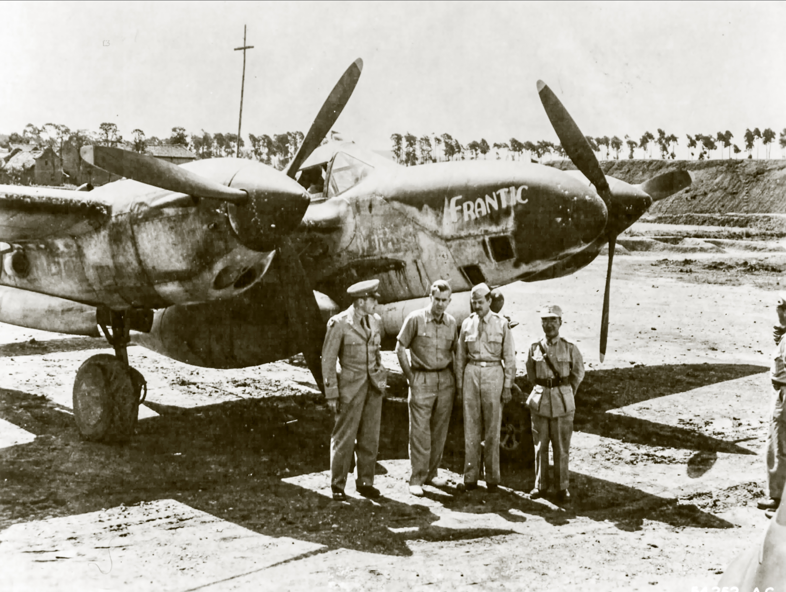 Lockheed P-38F Lightning Frantic in China 10th Oct 1944