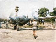 Asisbiz Lockheed F-5 Lightning 7PG9PRS Miss Virginia E taxiing from the revetment area to the runway in India 01
