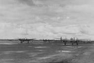 Asisbiz P 38 Lightning's 80FG459FS Twin Dragon Squadron taxiing at Chittagong India Jan 1945 01