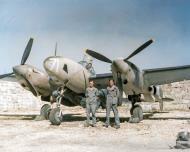 Asisbiz Lockheed F-5 Lightning 90PRW White 71 in a revetment blast shelter North Africa 1943 NA728