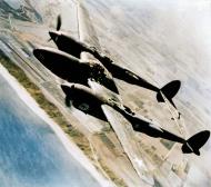 Asisbiz Lockheed F-5A Lightning 12AF 12TAC111TRS White 35 over enemy territory North Africa 1943 NA748